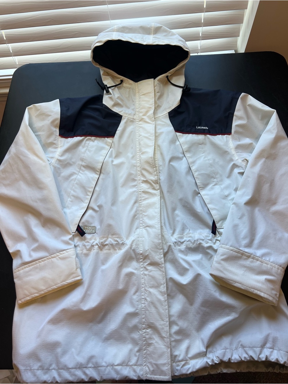Polo by Ralph Lauren White Ski Jacket with Navy